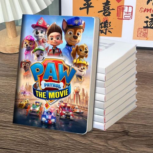 汪汪大隊(duì)萊德新款高顏值筆記本周邊動(dòng)漫來(lái)圖定制超厚筆記a5膠套本